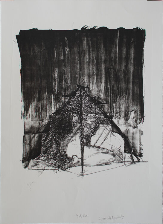 Claus Weidensdorfer - Frauenakt -  - Lithografie