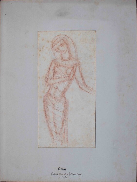 Luise Hoff - Immacolata - 1931 - Rötelzeichnung