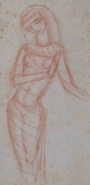 Luise Hoff - Immacolata - 1931 - Rötelzeichnung
