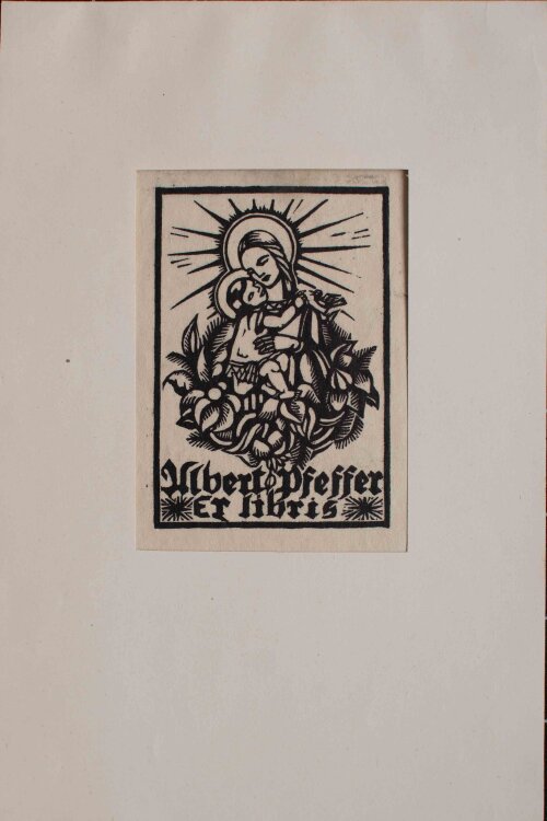 Luise Hoff - Exlibris - o.J. - Holzschnitt