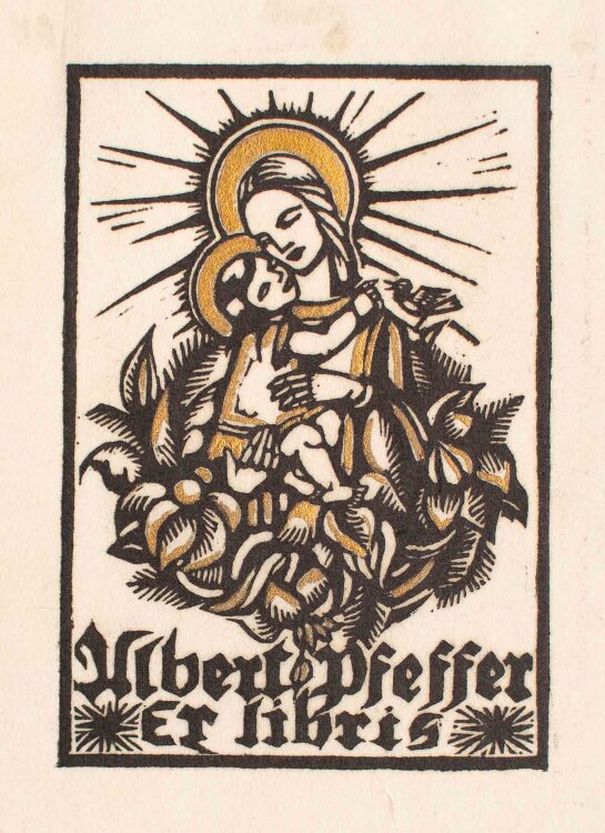Luise Hoff - Exlibris - o.J. - Holzschnitt