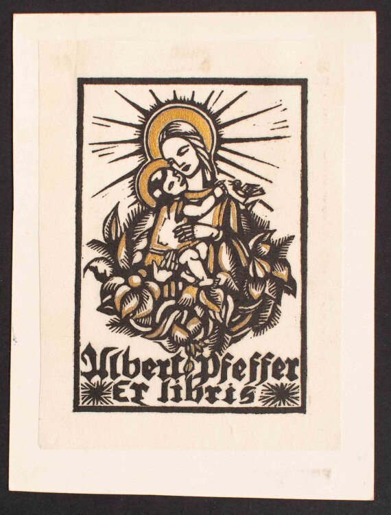Luise Hoff - Exlibris - o.J. - Holzschnitt