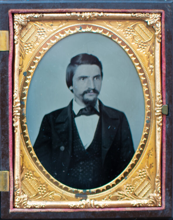 unbekannt - Männerporträt - um 1875 - Ambrotypie