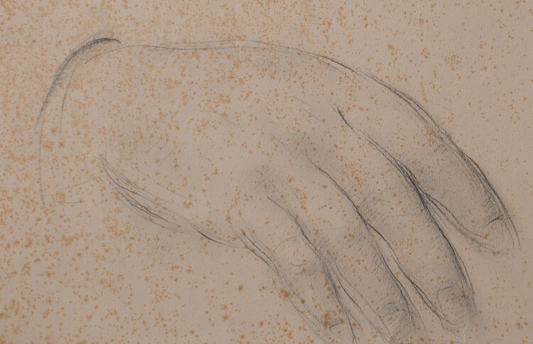 Willi Schmid - Handstudie - o.J. - Bleistift