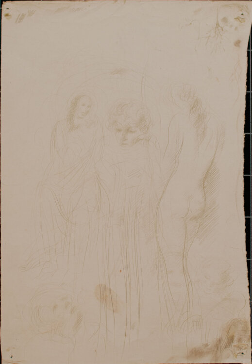 Willi Schmid - Figurenstudie - o.J. - Bleistift