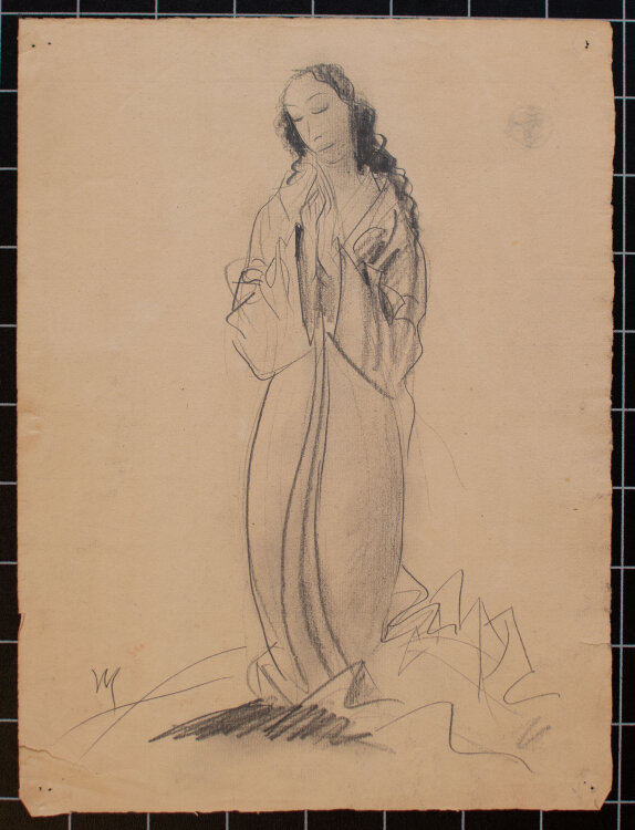 Willi Schmid - Madonna - o.J. - Bleistift