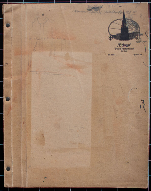 Willi Schmid - Zeichenblock mit Frauenakten und Figurliche Darstellungen - o.J. - Bleistift