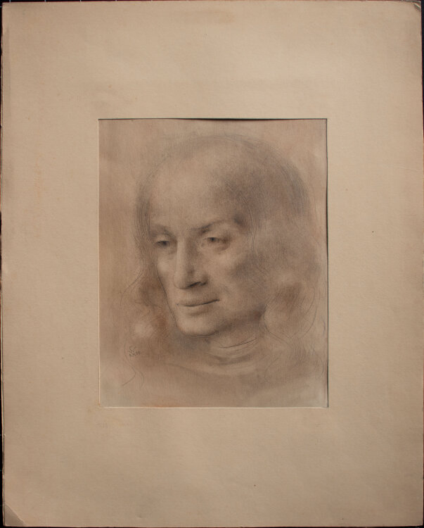 Willi Schmid - Weibliches Porträt - 1939 - Bleistift, Pastell