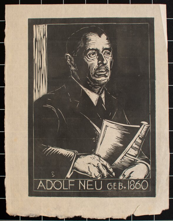 Adolf Neu - Künstlerselbstbildnis - um 1910 -...