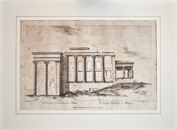 Johann Sebastian Müller - Das Erechtheion, Athen - 1751 - Kupferstich