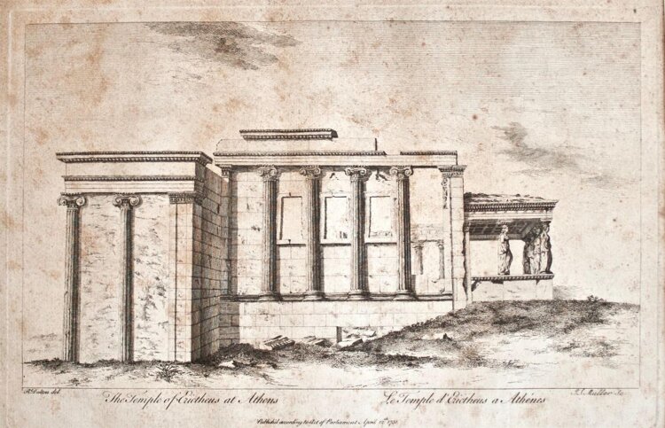 Johann Sebastian Müller - Das Erechtheion, Athen -...