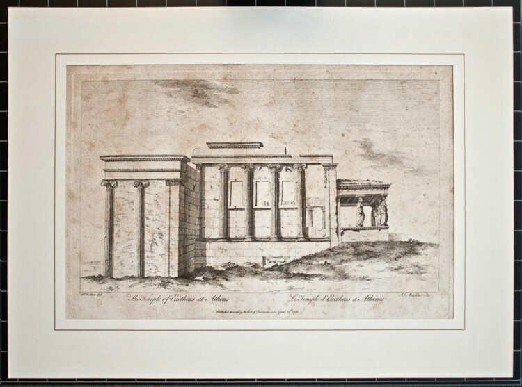 Johann Sebastian Müller - Das Erechtheion, Athen - 1751 - Kupferstich