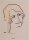 Bernhard Kahn (Bécan) - Frauenporträt Pierat - o.J. - Lithografie