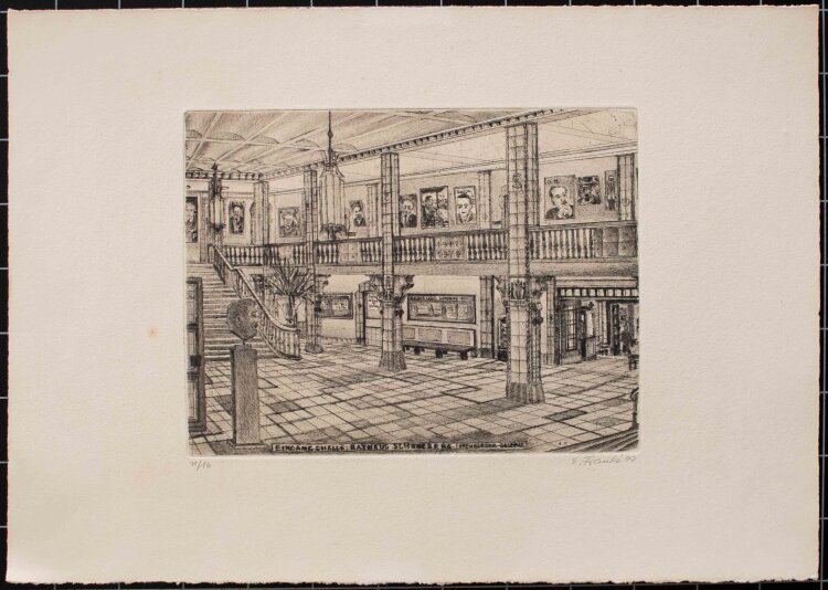 Eberhard Franke - Eingangshalle Rathaus Schöneberg,...
