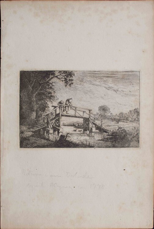 Adriaen von Ostade - Angler - o.J. - Radierung