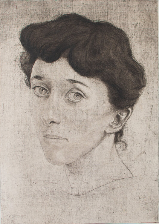 Marie Stein-Ranke - Frauenporträt, Frieda Stein - 1903 - Radierung