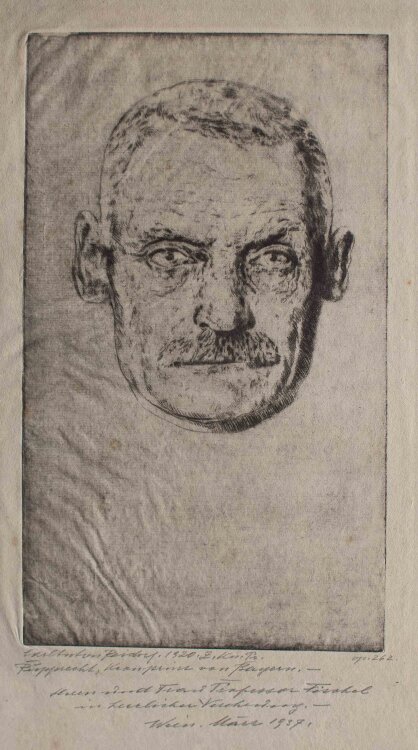 Carl Anton Reichel - Kronprinz Rupprecht von Bayern (1869-1955) - 1920 - Radierung