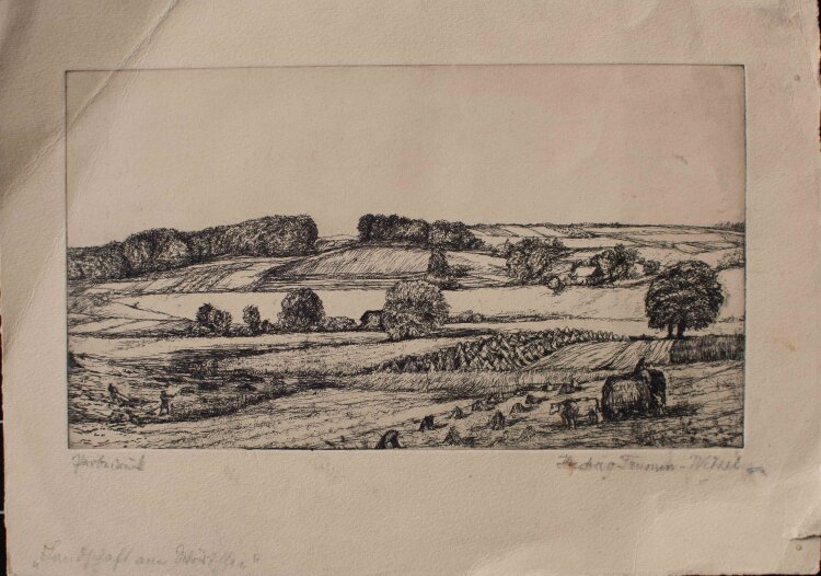 Hedwig Trumm-Witzel - Landschaft - o.J. - Radierung