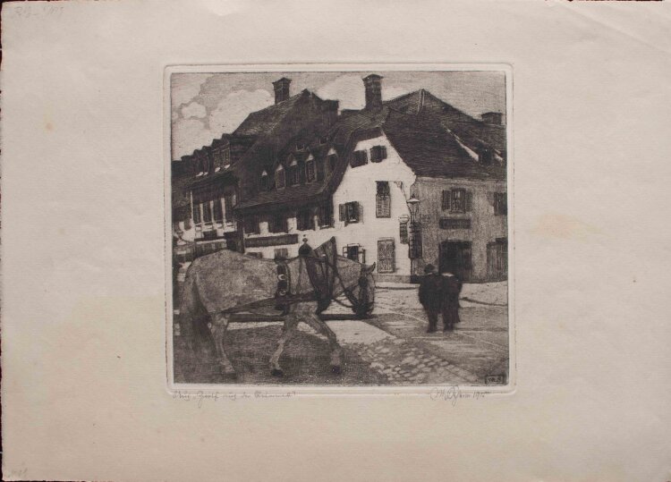 Max von Scherer - Stadtansicht - 1915 - Radierung