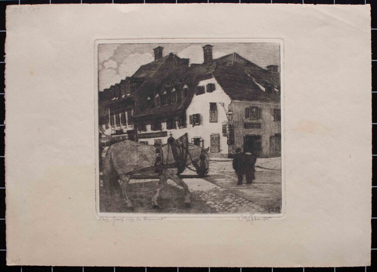 Max von Scherer - Stadtansicht - 1915 - Radierung