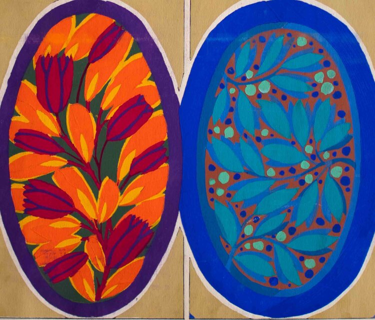 Émile-Allain Séguy - Bouquets et frondaisons (Blumensträuße und Wedel) - um 1925 - Pochoir