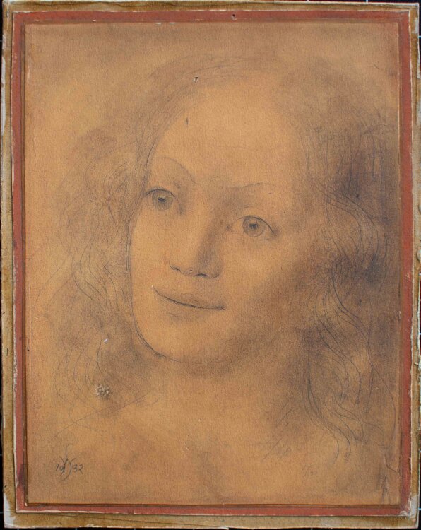 Willi Schmid - Frauenbildnis - 1932 - Pastell, Bleistift