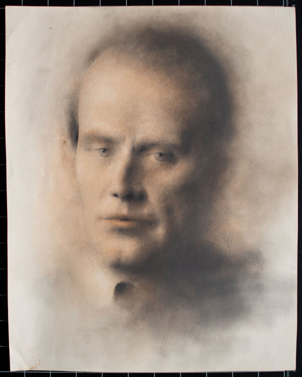Willi Schmid - Männerbildnis - o.J. - Pastell