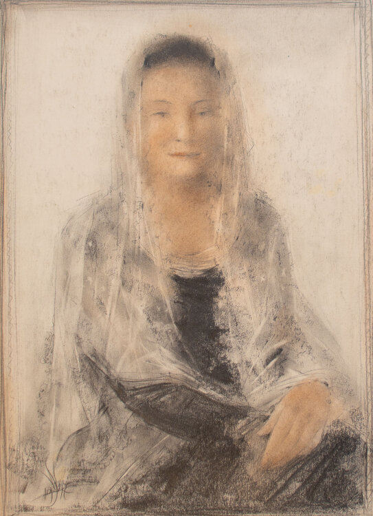 Willi Schmid - Weibliche Doppelporträts - 1946 & 1947 - Pastell, Bleistift