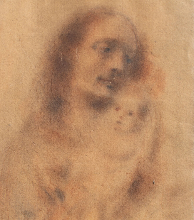 Willi Schmid - Mutter mit Kind - 1938 - Bleistift,...