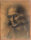 Willi Schmid - Männerbildnis - 1944 - Kohle Zeichnung