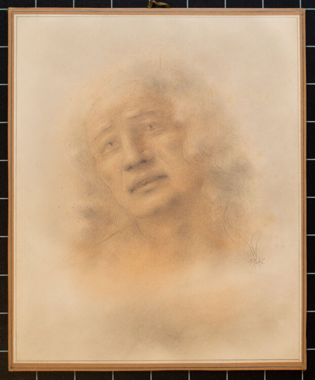 Willi Schmid - Männerbildnis - 1947 - Pastell