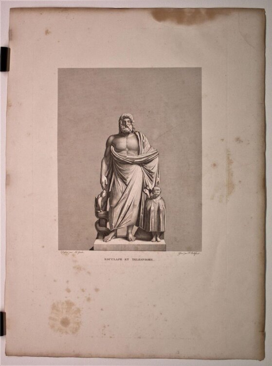 unbekannt - Asklepios und Telephos - o.J. - Kupferstich