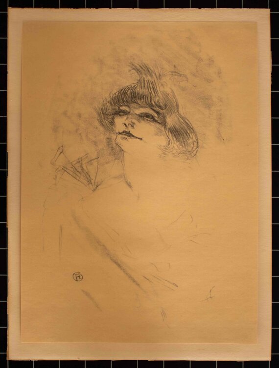 Henri de Toulouse-Lautrect - Madame Polaire - 1898 -...