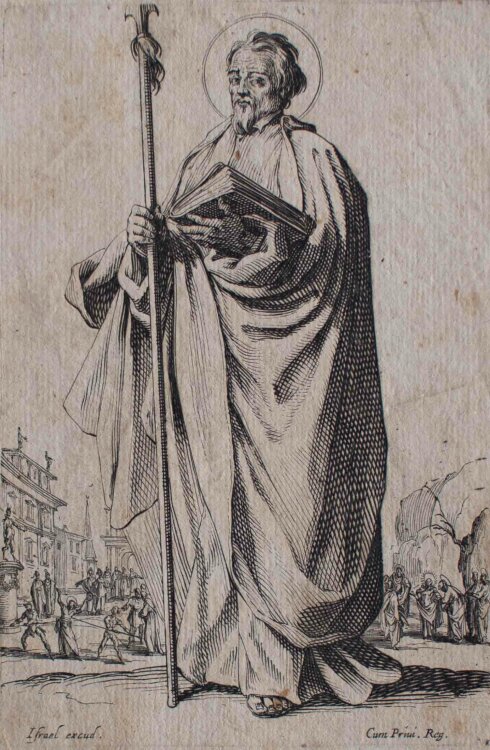 Jacques Callot - Apostel Thomas - 1631 - Radierung