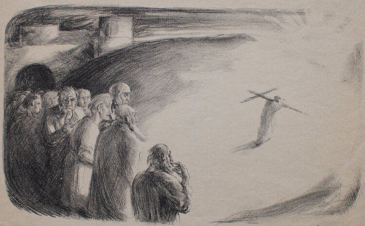 unbekannt - Kreuzigung - 1923 - Lithografie