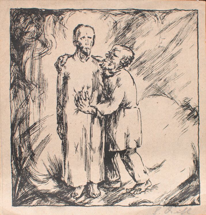 unbekannt - Männerbildnis - o.J. - Lithografie