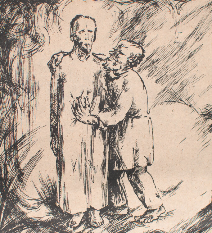 unbekannt - Männerbildnis - o.J. - Lithografie