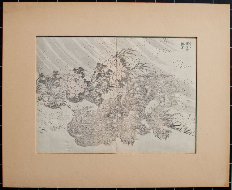 Katsushika Hokusai - Shishi Löwe - o.J. -...