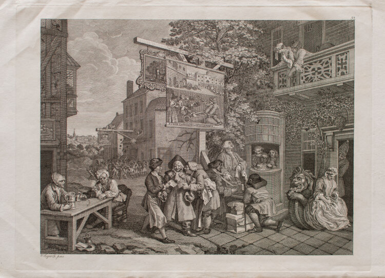 Ernst Ludwig Riepenhausen - Der Stimmenfang - o.J. - Kupferstich