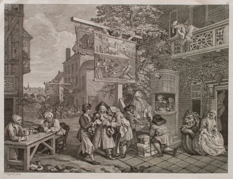 Ernst Ludwig Riepenhausen - Der Stimmenfang - o.J. - Kupferstich