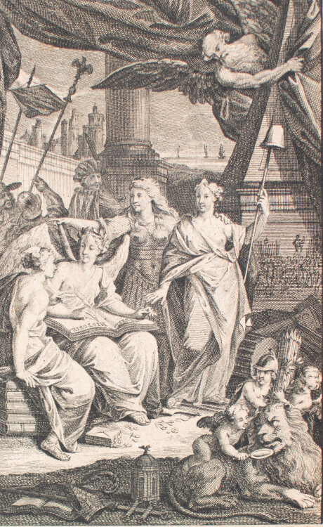 Jan Punt - Allegorie der Geschichtsschreibung - 1749 -...
