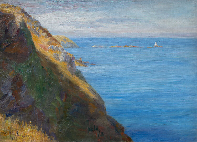 Edmée Masson - Küstenlandschaft - 1913 - Öl auf Leinwand