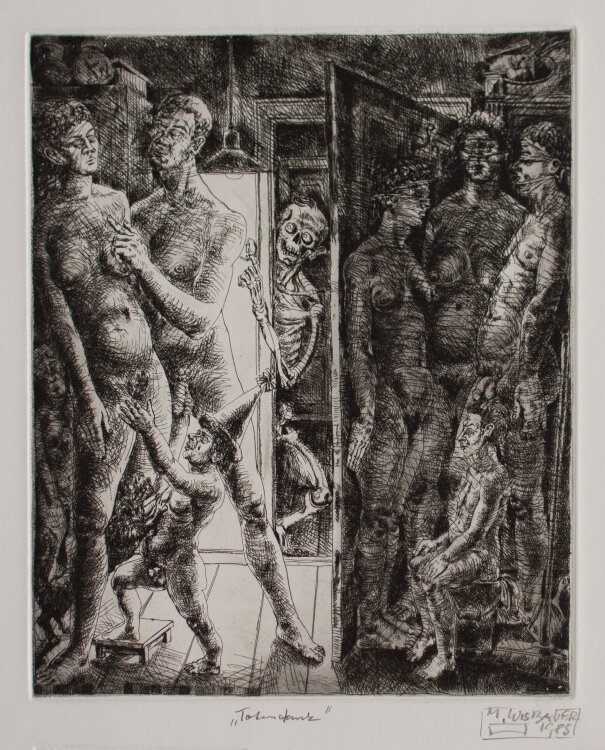 unbekannt - Totentanz - 1985 - Radierung