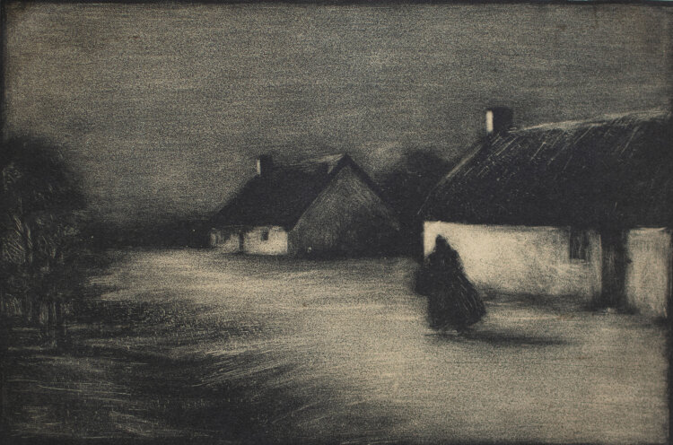 unbekannt - Bäuerin auf dem Heimweg - Anfang 1900 -...
