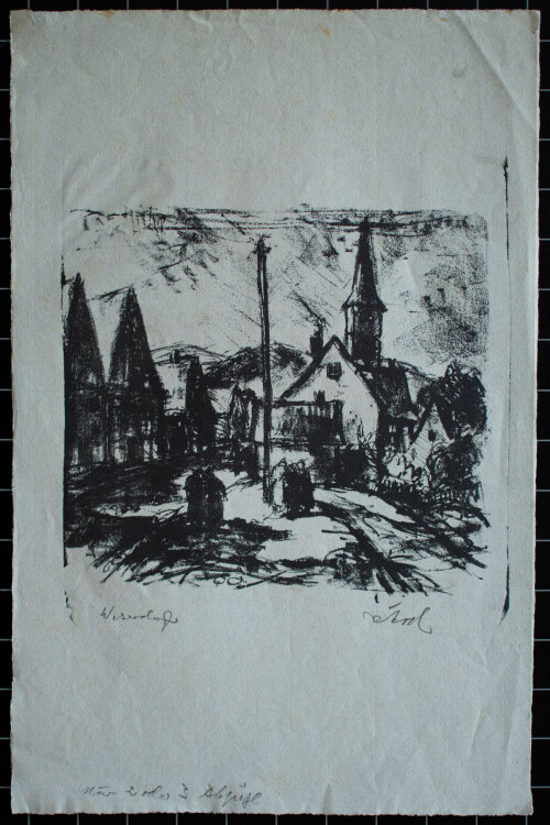 Karl Stratil - Wesendorf, Niedersachsen - Anfang 1900 - Lithografie