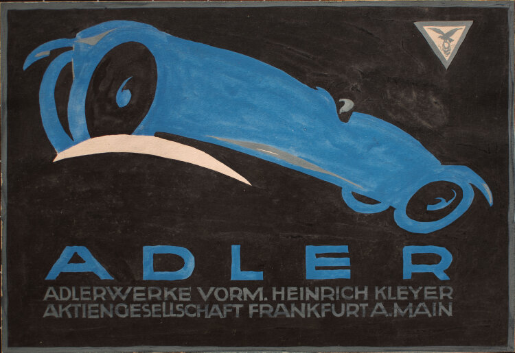 unbekannt - Entwurf Adlerwerke, Frankfurt a.M. - o.J - Aquarell