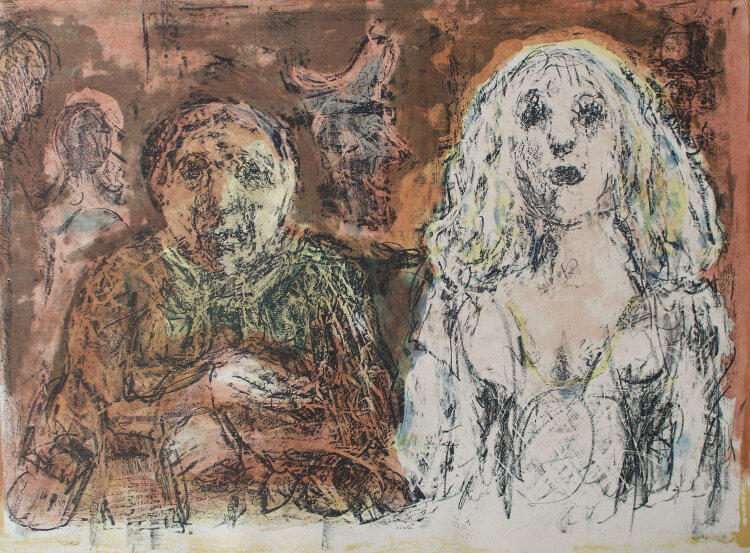 Claus Weidensdorfer - Paar - 1972 - Lithografie
