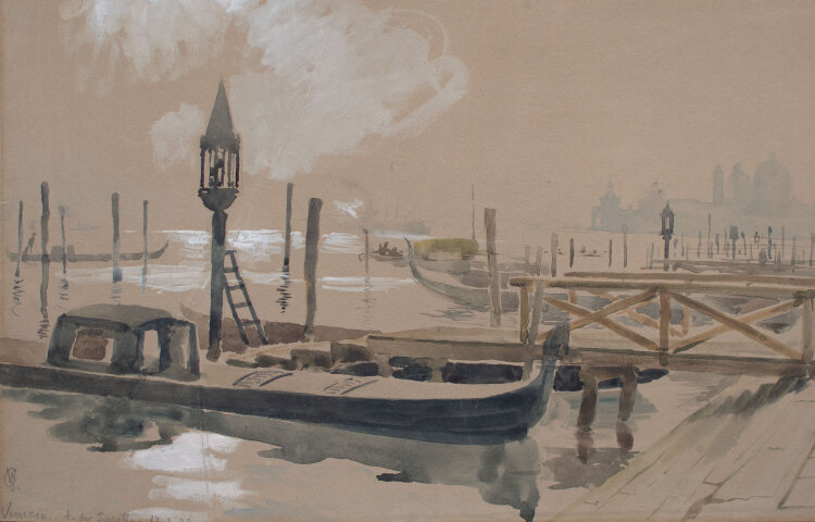 unbekannt - Venedig - 1927 - Aquarell