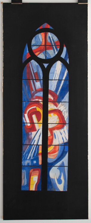 Alfred Kothe - Entwurf für ein Kirchenfenster,...