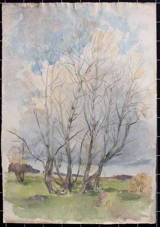 unbekannt - Frühlingslandschaft - o.J. - Aquarell